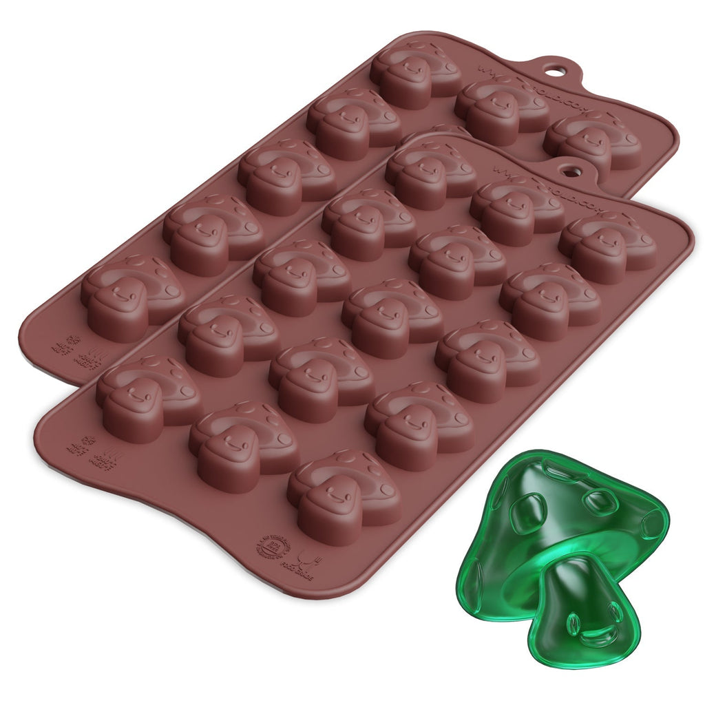 6 Cavity Cherry Mushroom Soap Mold Shape Bake Candy,Chocolate Silicone Mold  - Silicone Molds Wholesale & Retail - Fondant, Soap, Candy, DIY Cake Molds
