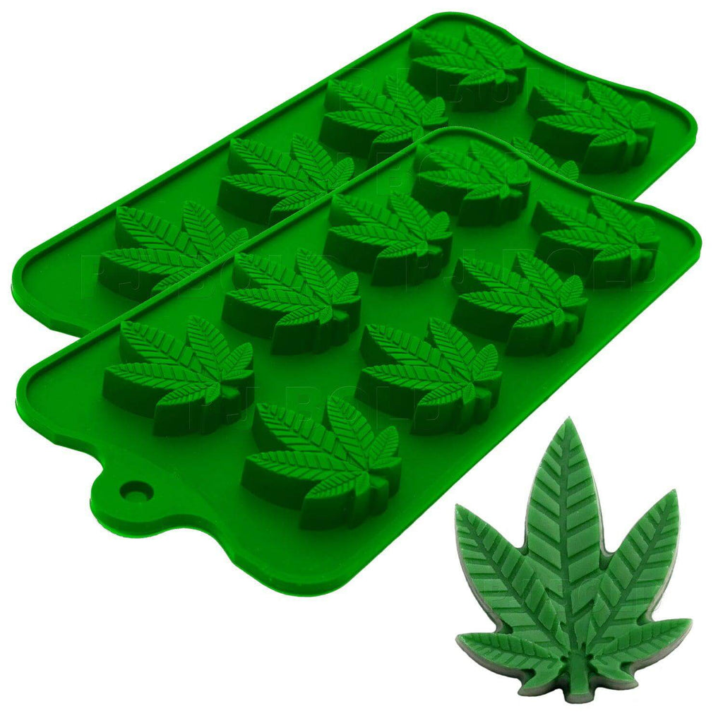 Marijuana Leaf Freshie Mold - PolyGlitter