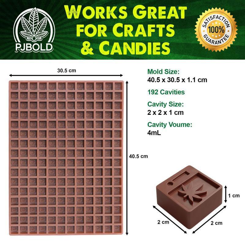 Square Silicone Candy Mold - Oregon