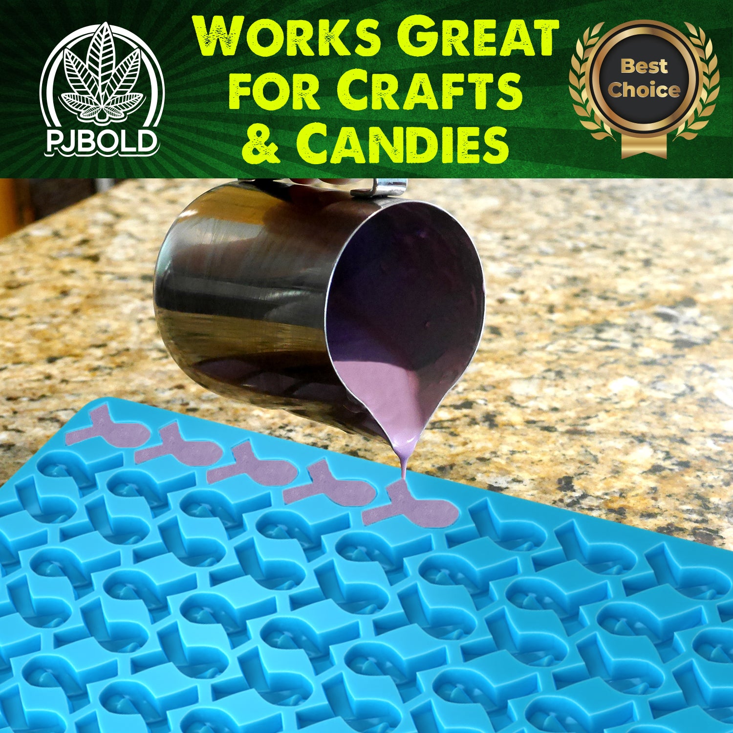 Ribbon mold, 3.6mL, 100 Cavity, Half Sheet