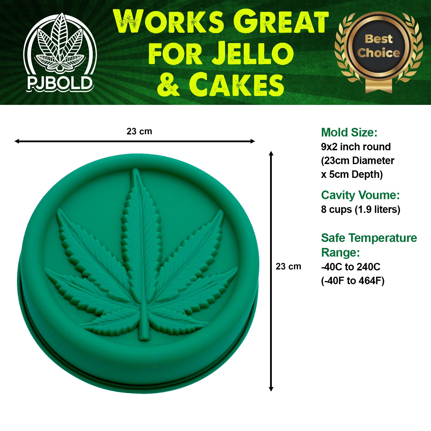 Marijuana Silicone Cake Mold