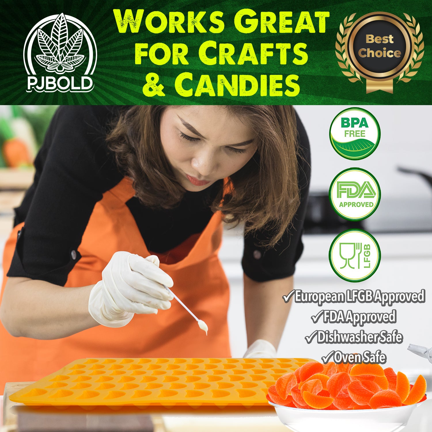 Mandarin Orange Slice Mold