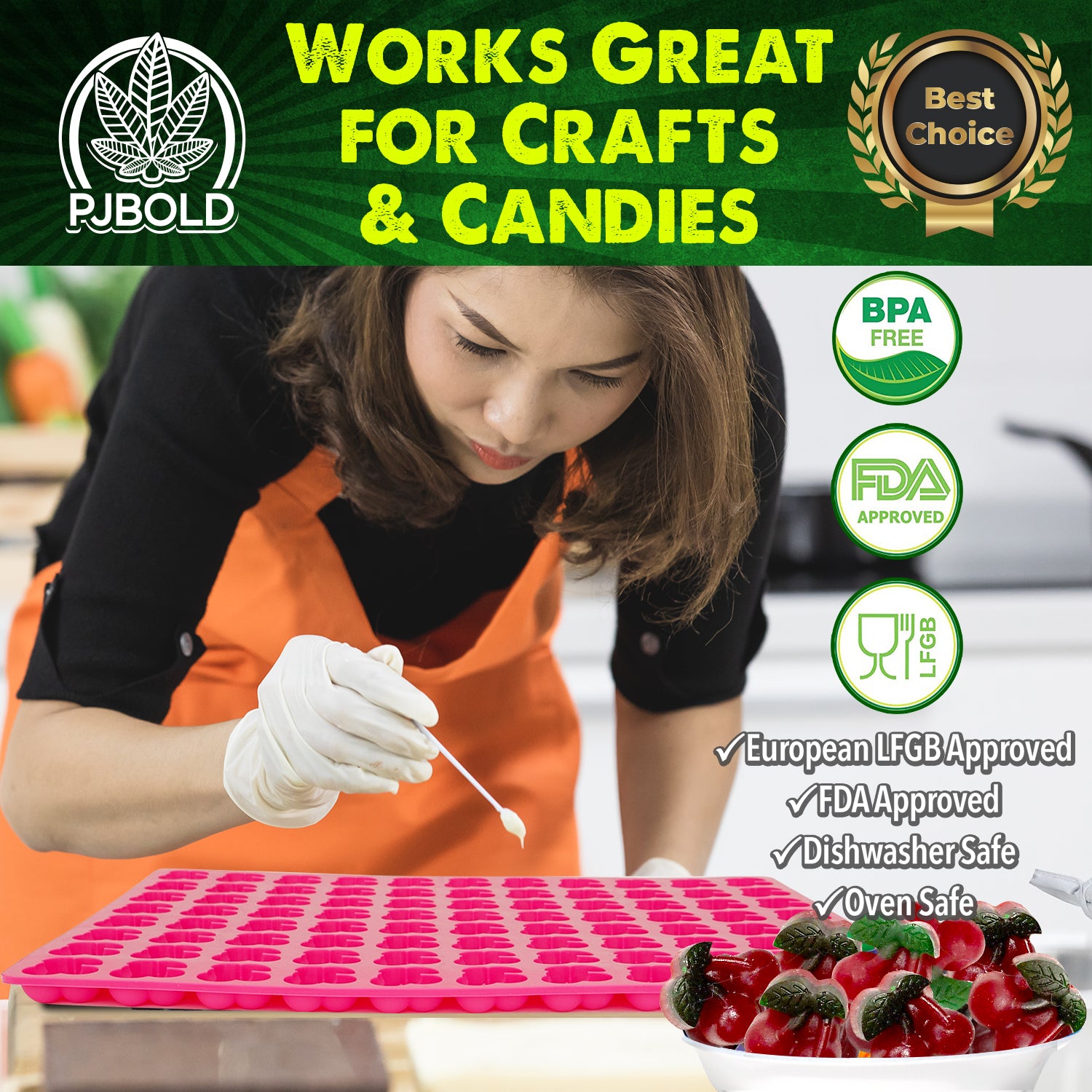 Hookah-Pop Tip Hard Candy Mold - Plain - 10 cativies – Create Custom Molds