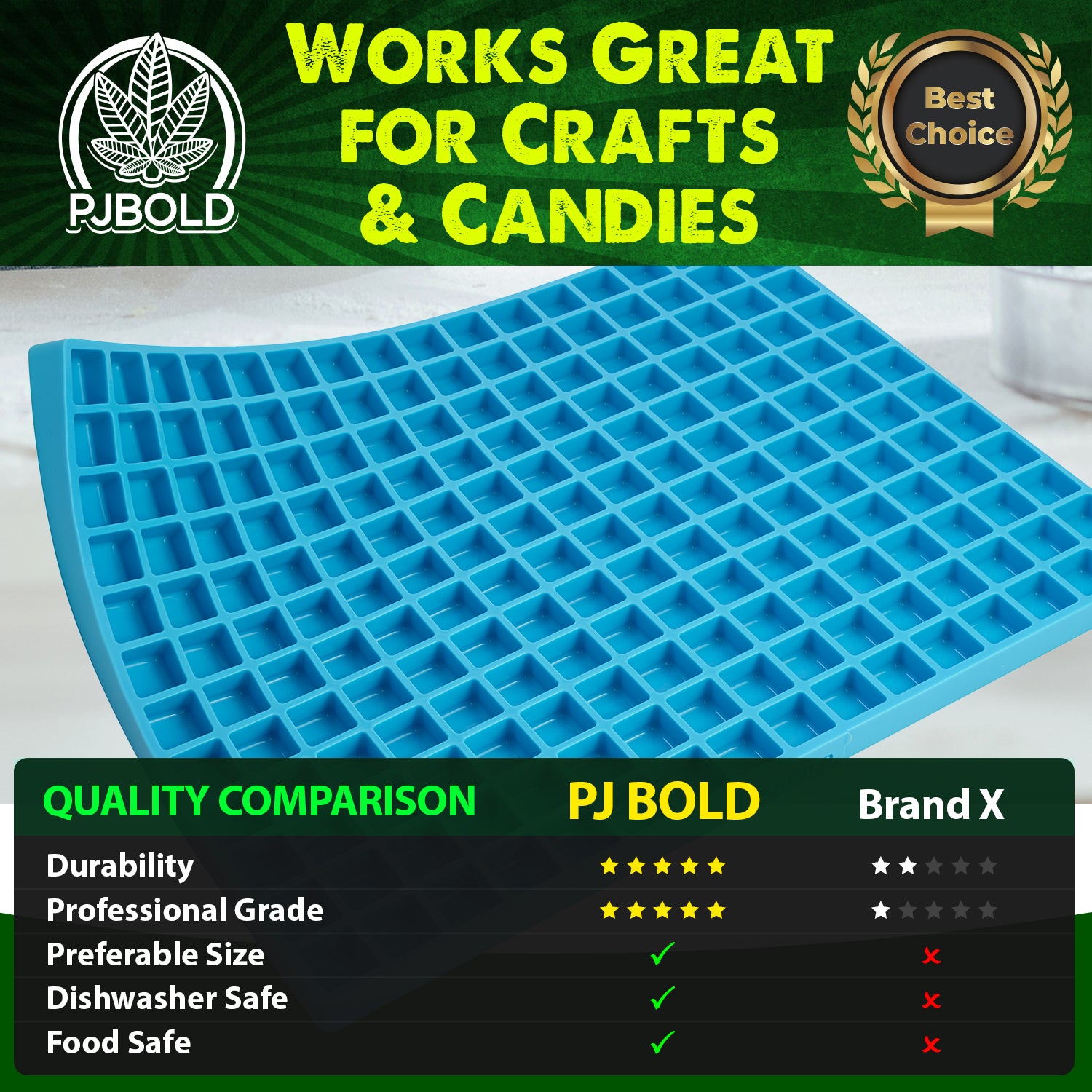 Silicone Pillar Soap & Candle Mold – PJ Bold