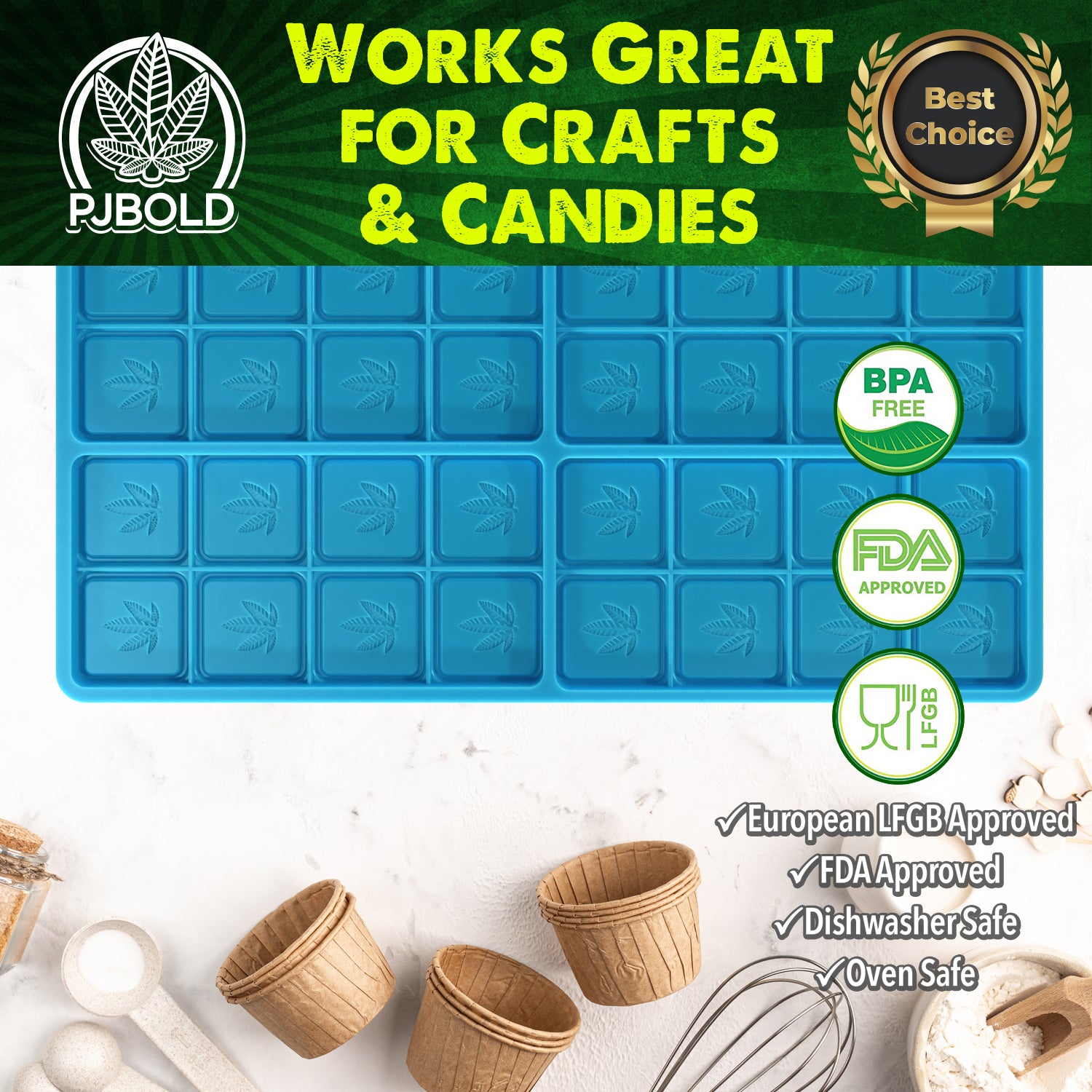Leaf Candy Bar Mold