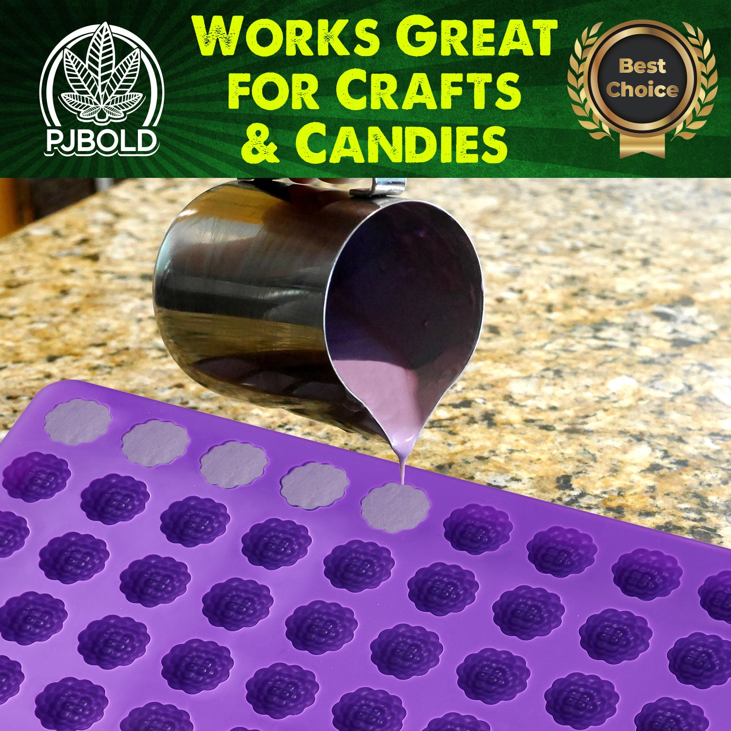 Berry Candy Mold, 2.5mL, 140 Cavity, Half Sheet