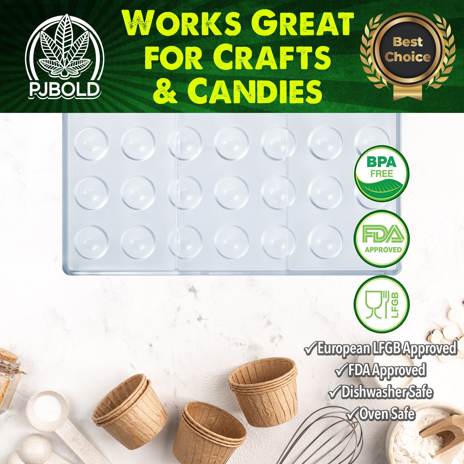 Polycarbonate Round Molds