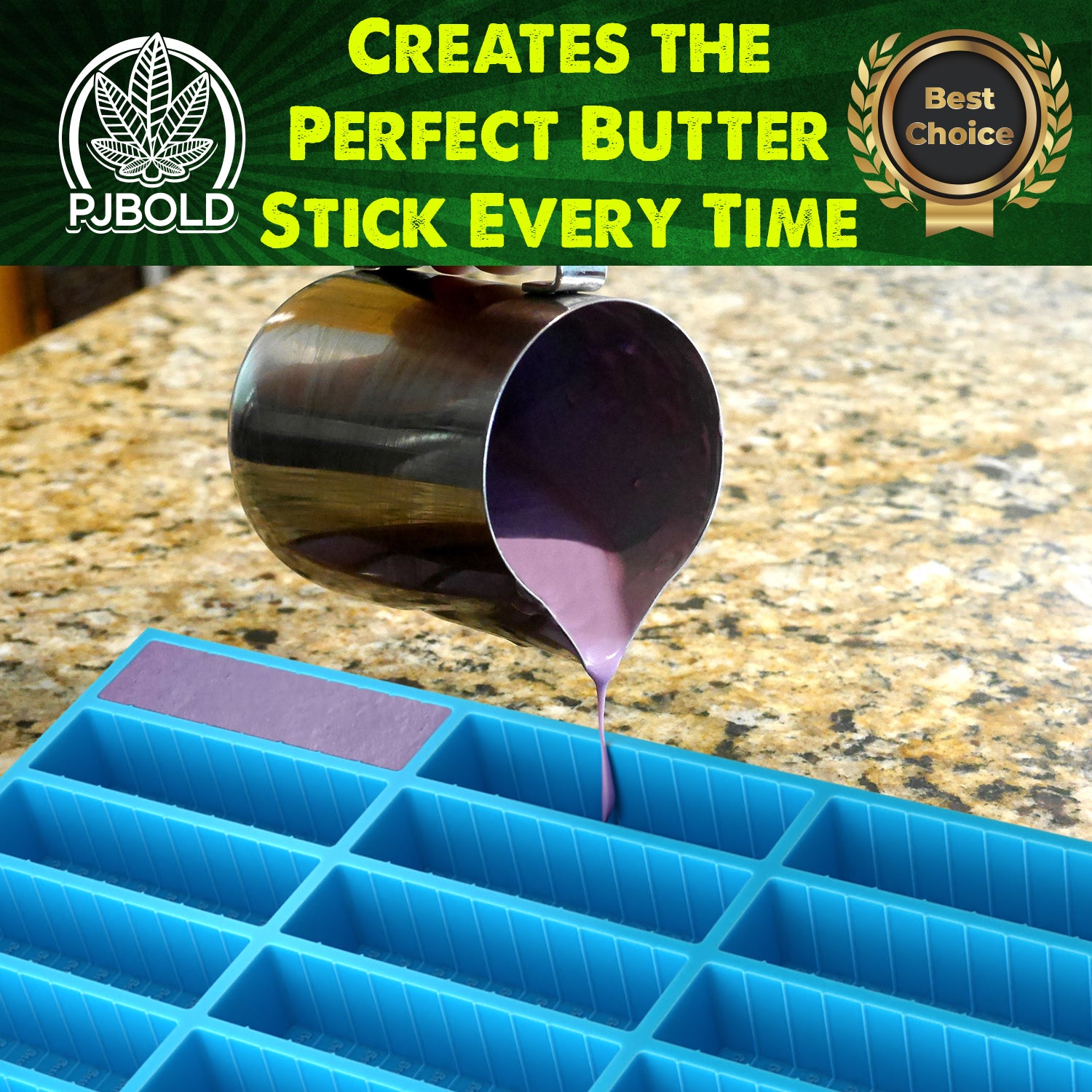 Rectangle Silicone Butter Mold, Half Sheet