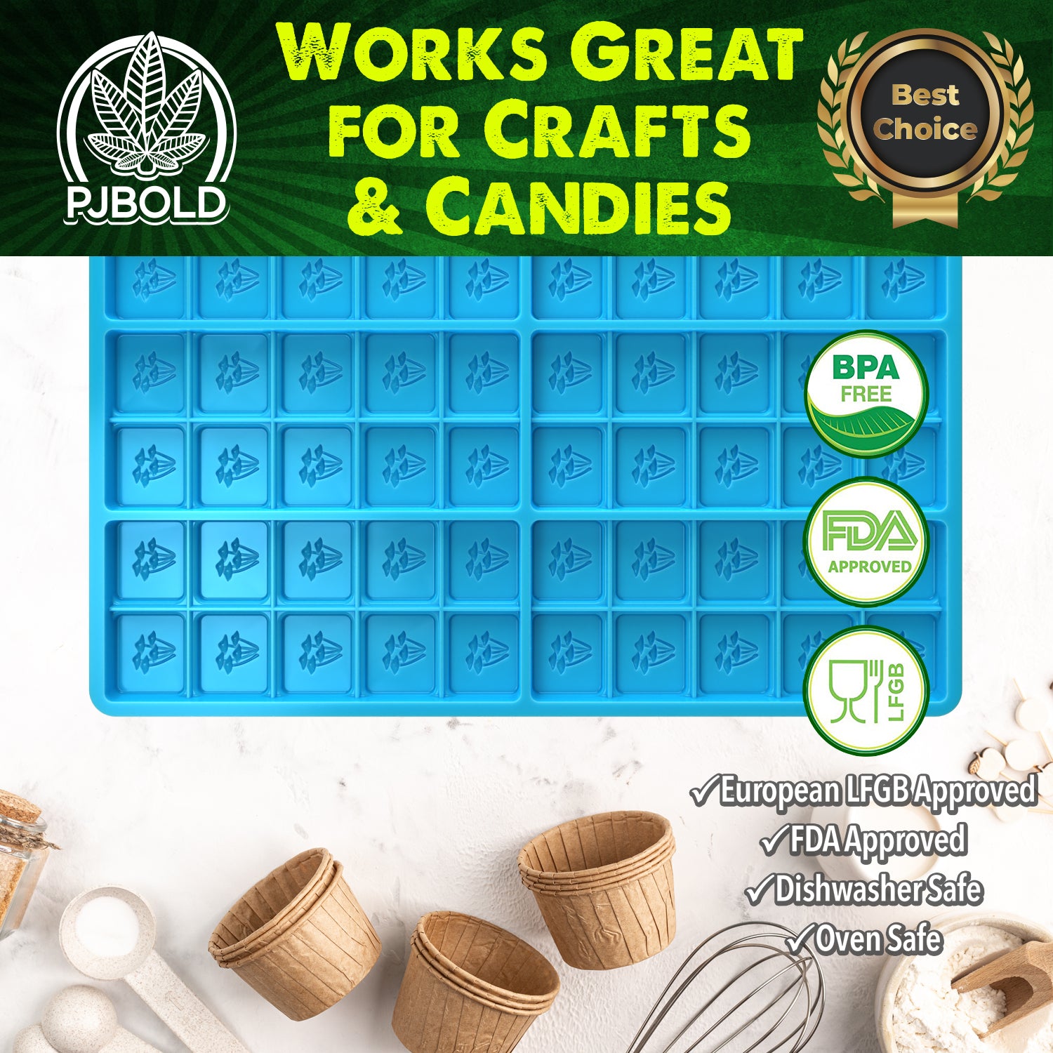 Mushroom Candy Bar Mold
