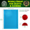Half Dome Wax Melt, 0.54mL, 391 Cavity, Half Sheet, Blue
