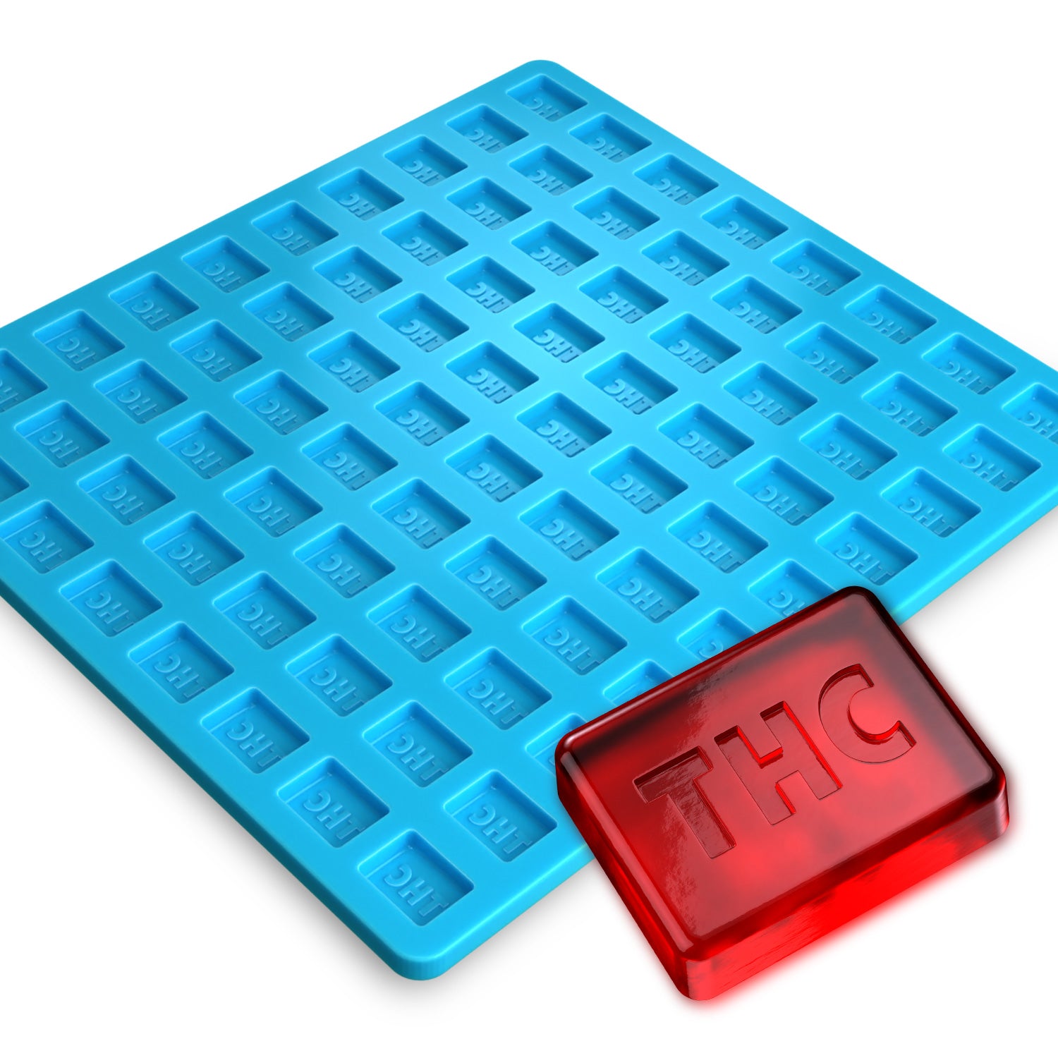 CT THC Square Silicone Mold