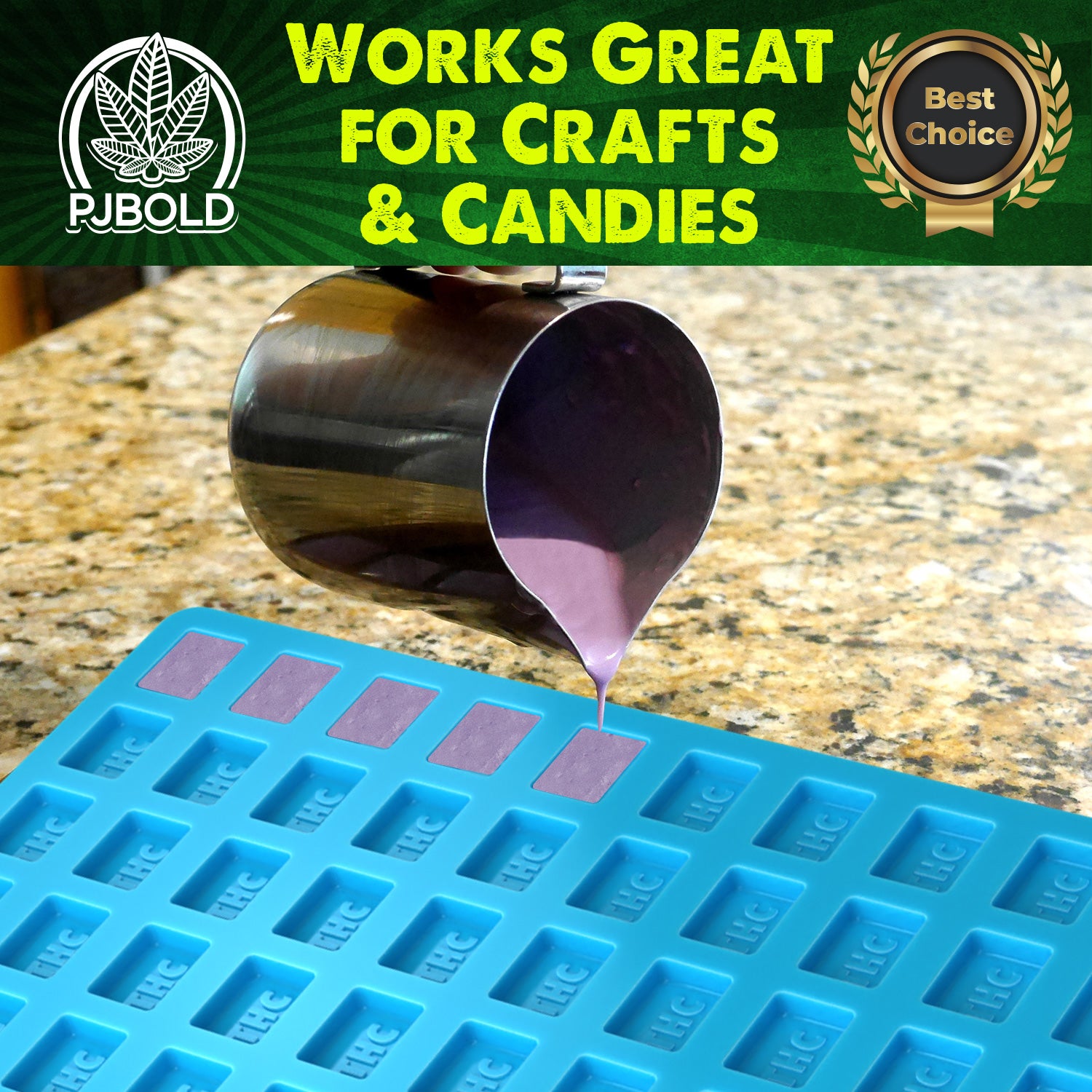 CT THC Square Silicone Mold