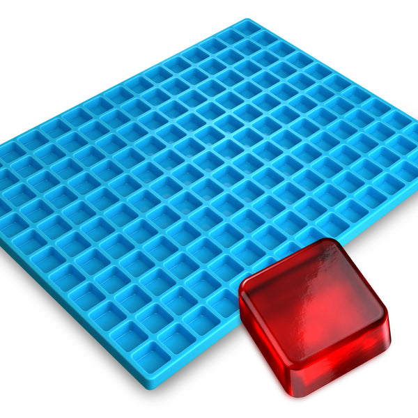 Square Silicone Mold, 5.5mL, 165 Cavity, Half Sheet
