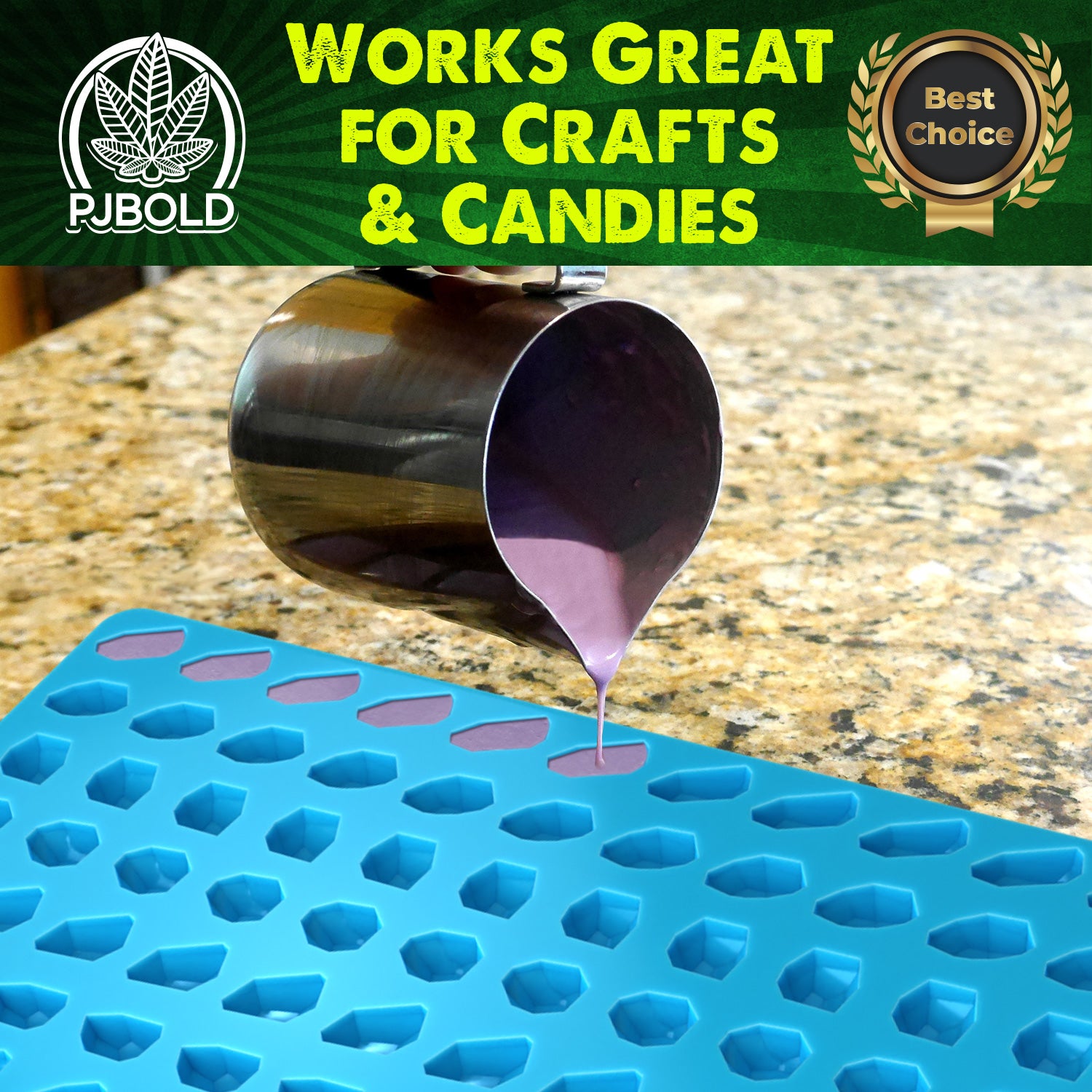 Crystals and Gems Silicone Mold