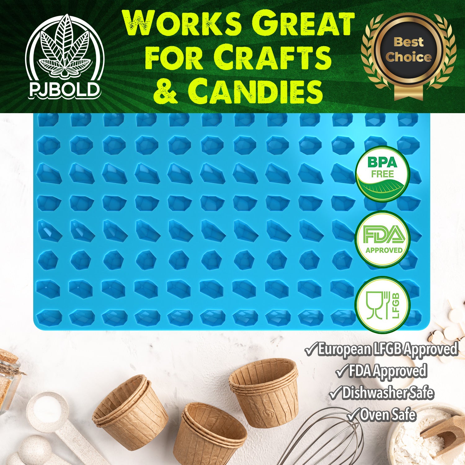 Crystals and Gems Silicone Mold