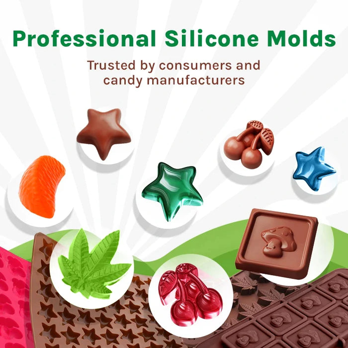 Custom Silicone Injection Molds, Marijuana Candy Molds