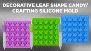 Marijuana Cannabis Hemp Leaf Silicone Gummy Molds, 3pk with Bottle – PJ Bold