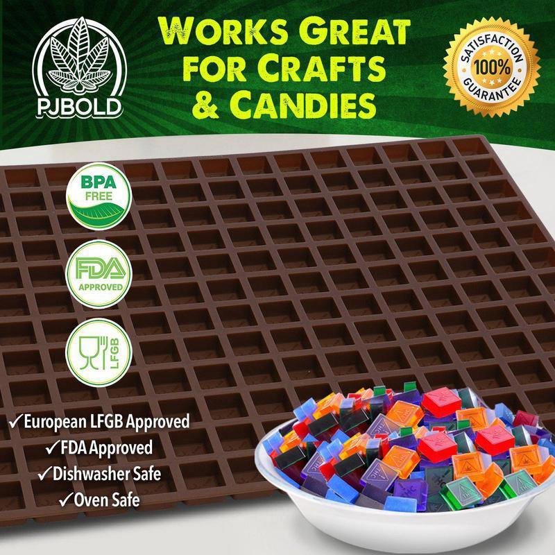 PJ BOLD Marijuana Weed Hemp Leaf Silicone Molds for Pot Candy Mold  Chocolate Gummy Gummies, 2 Pack : Home & Kitchen 