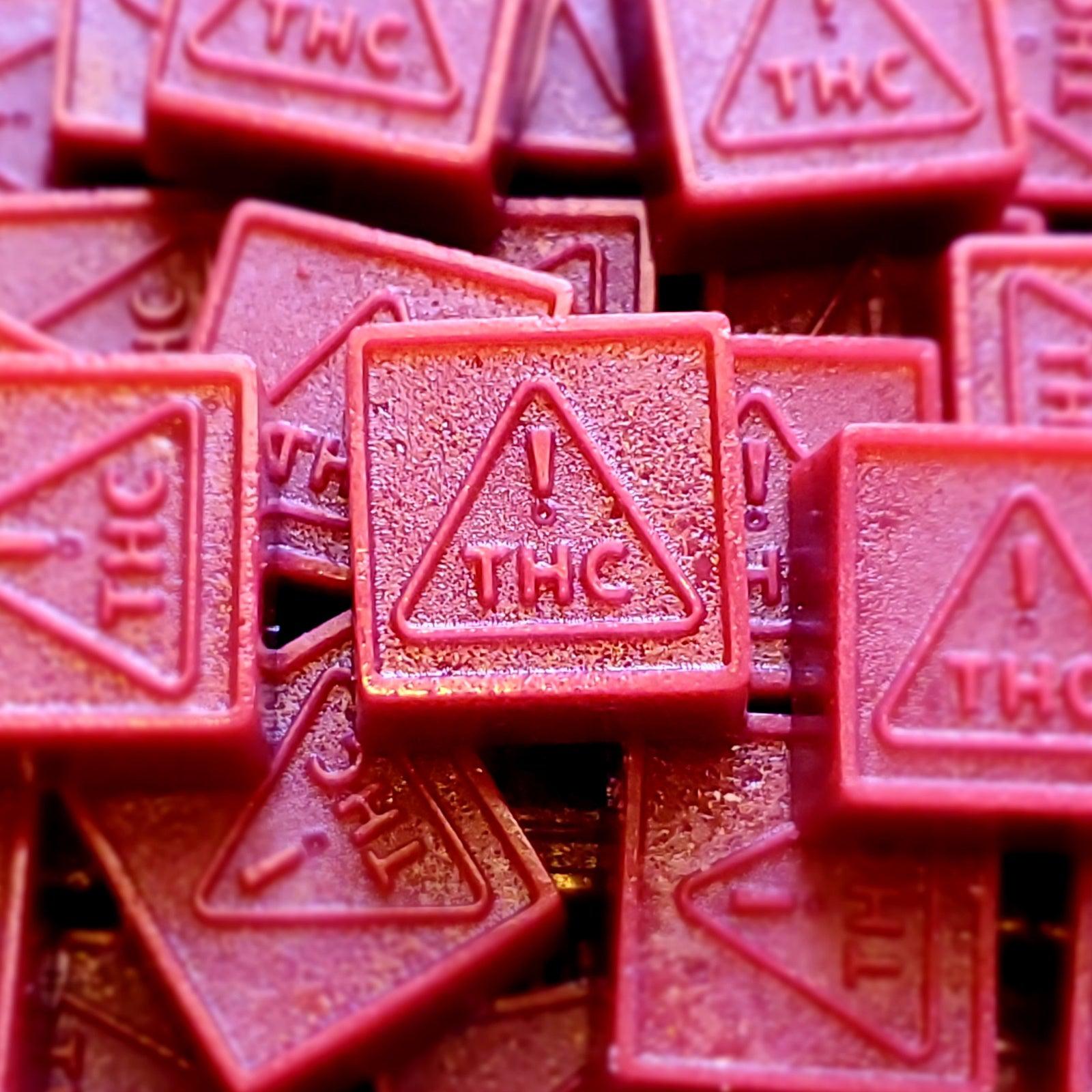 Square Silicone Candy Mold - Nevada THC Symbol