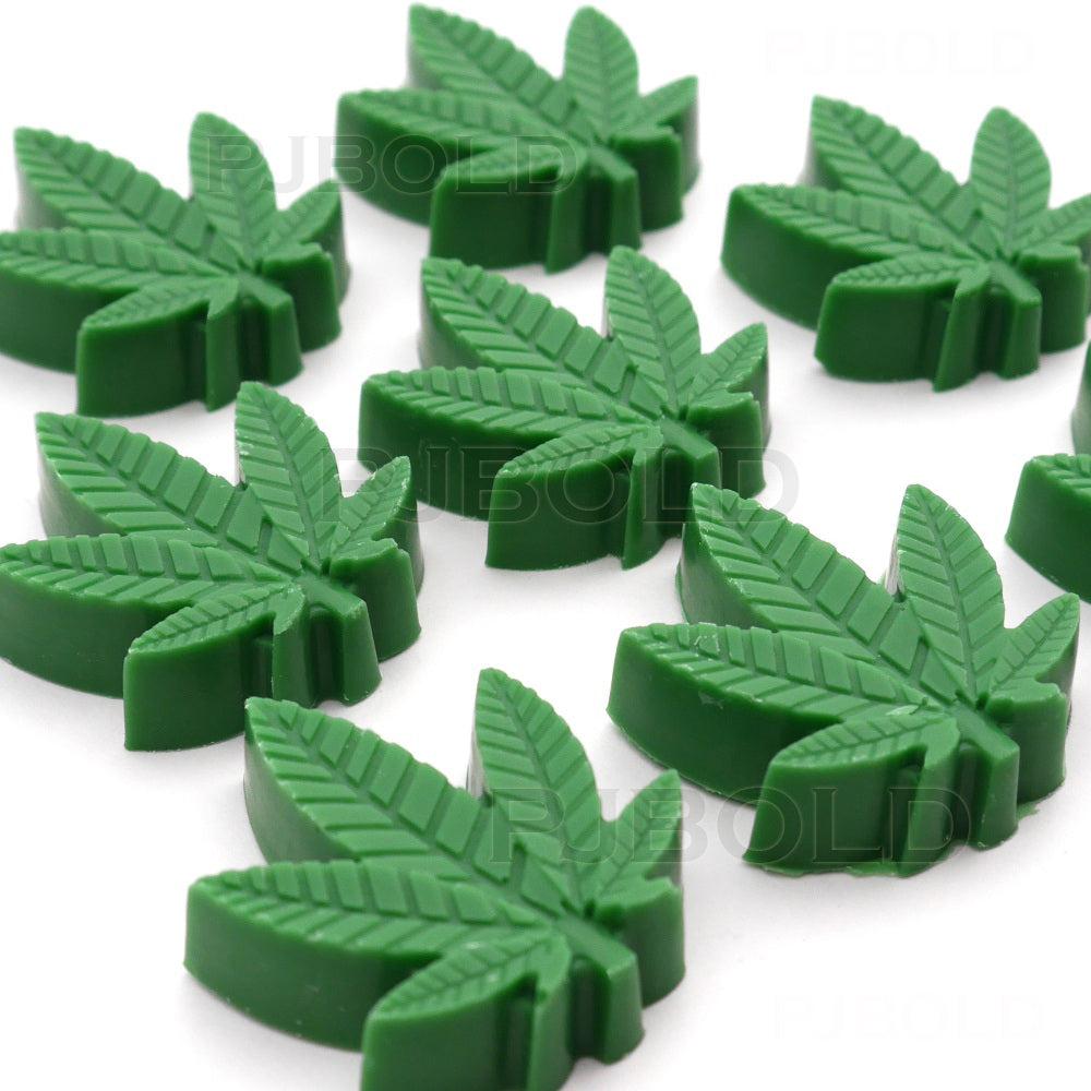 Marijuana Cannabis Hemp Leaf Silicone Gummy Molds, 3pk with Bottle – PJ Bold