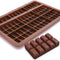 Small Leaf Chocolate Bar Silicone Candy Mold Trays, 2 Pack