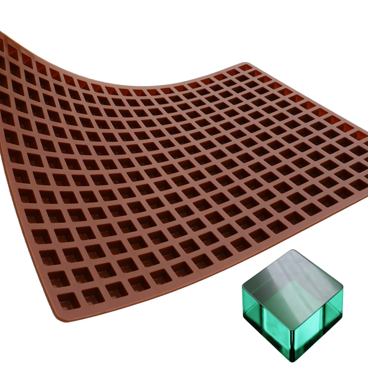 DIFENLUN Silicone Caramel Candy Molds, 2 Pack 40-Cavity Square