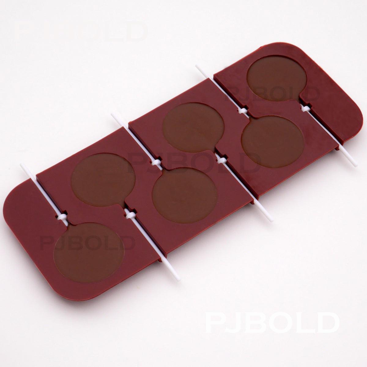 Pj Bold Small Leaf Chocolate Bar Silicone Candy Mold Trays, 2 Pack